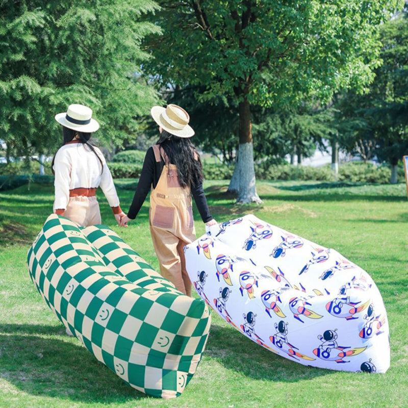 Outdoor inflatable sofa air mattress
