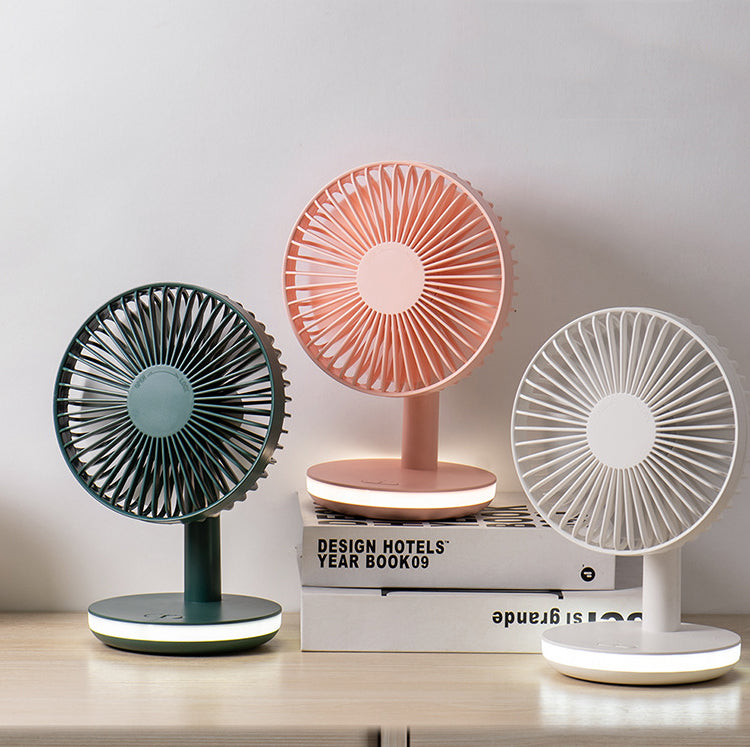 Portable Night Light Mini Fan